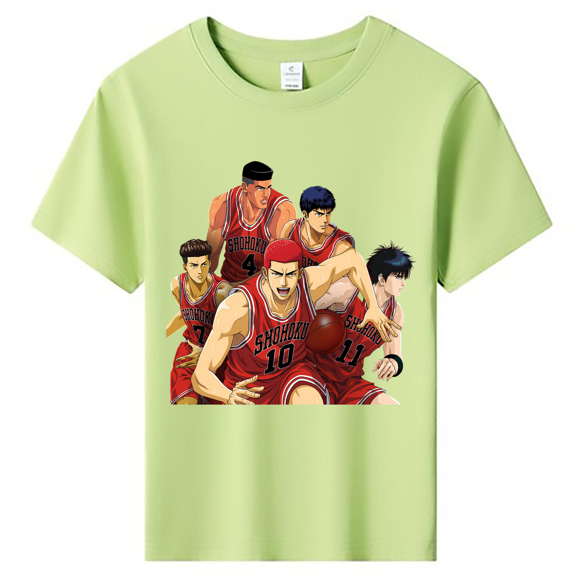 （画像用） SLAM DUNK／スラムダンク 綿100％キッズTシャツ（フロントプリント）